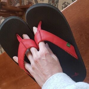 Red Flip-Flops